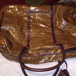 Authentic fendi suit case